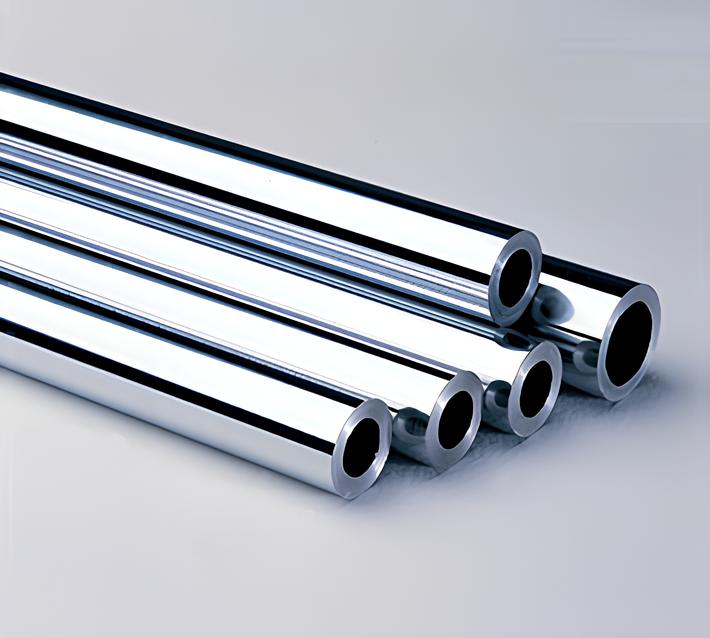 Шток полнотелый хромированный CK45+ТВЧ F7 D=14 мм chrome plated tubesm - Шток полый хромированный 70х50 мм